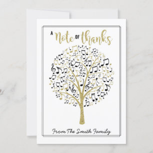 cadeaubon KAART bedankt muzieleraar