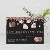 Cadeaubon Kaart Cadeaubon Voeg je Logo toe (Staand voorkant)