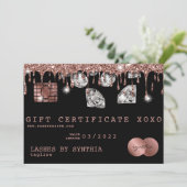 Cadeaubon Kaart Cadeaubon Voeg je Logo toe (Staand voorkant)