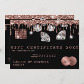 Cadeaubon Kaart Cadeaubon Voeg je Logo toe (Voorkant / Achterkant)