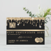 Cadeaubon Kaart Cadeaubon Voeg je Logo toe (Staand voorkant)