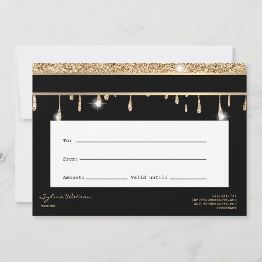 Cadeaubon Kaart Cadeaubon Voeg je Logo toe (Achterkant)