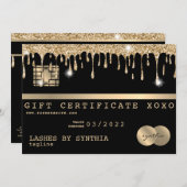 Cadeaubon Kaart Cadeaubon Voeg je Logo toe (Voorkant / Achterkant)