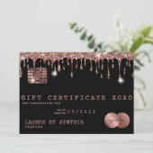 Cadeaubon Kaart Cadeaubon Voeg je Logo toe (Staand voorkant)