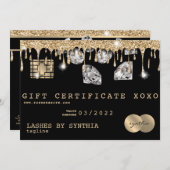 Cadeaubon Kaart Cadeaubon Voeg je Logo toe (Voorkant / Achterkant)