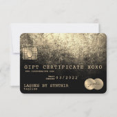 Cadeaubon Kaart Cadeaubon Voeg je Logo toe (Voorkant)