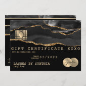 Cadeaubon Kaart Cadeaubon Voeg je Logo toe (Voorkant / Achterkant)