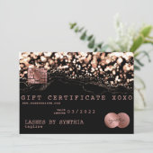 Cadeaubon Kaart Cadeaubon Voeg je Logo toe (Staand voorkant)