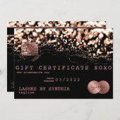 Cadeaubon Kaart Cadeaubon Voeg je Logo toe (Voorkant / Achterkant)