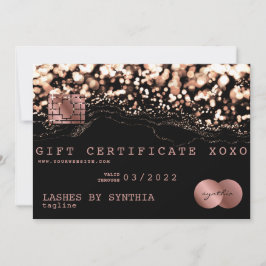 Cadeaubon Kaart Cadeaubon Voeg je Logo toe