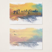 Cadeaubon Kaart Mighty, 3,5" x 2,5", standaard (Voorkant /achterkant)