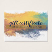 Cadeaubon Kaart Mighty, 3,5" x 2,5", standaard (Voorkant)