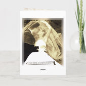 Cadeaubon Kaart voor aangepaste tekstweduwen (Achterkant)