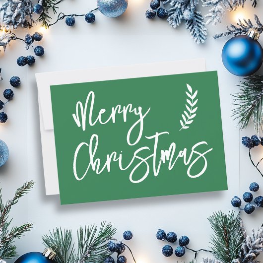 Cadeaubon Kerst Moderne Schrift