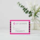 cadeaubon kortingskaartje (Staand voorkant)