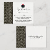 Cadeaubon Kortingskaartje (Voorkant / Achterkant)