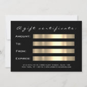 Cadeaubon Lash Black Diamond Beauty Makeup (Achterkant)