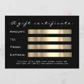 Cadeaubon Lash Black Diamond Beauty Makeup (Achterkant)