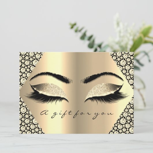 Cadeaubon Lash Black Diamond Beauty Makeup (Staand voorkant)