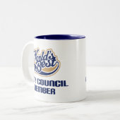 Cadeaubon lid gemeente (beste werelden) tweekleurige koffiemok (Voorkant links)