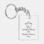 Cadeaubon Makelaar Branded Vastgoed Referral Sleutelhanger (Voorkant Links)