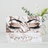 Cadeaubon Marble Copper Lash Beauty Makeup (Staand voorkant)