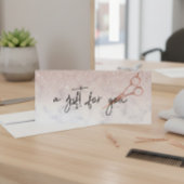 Cadeaubon Marmeren Gouden Schaar Kapperszaak