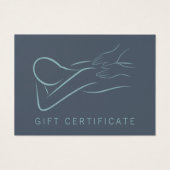 Cadeaubon Massage Therapeut Visitekaartje (Voorkant)