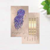 Cadeaubon Mermaid Gold Hairdresser Makeup Visitekaartje (Bureau)