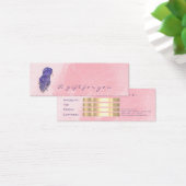 Cadeaubon Mermaid Hairdresser Makeup Mini Visitekaartjes (Bureau)