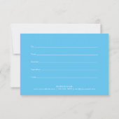 Cadeaubon met blauwe waterverfspatten Creatieve ca (Achterkant)
