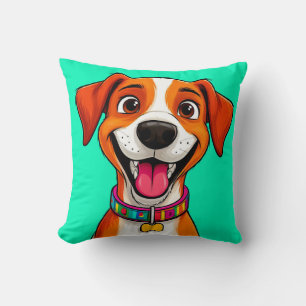 Cadeaubon met een leuk tekenfilmhond voor Huisdeco Kussen