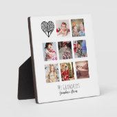 Cadeaubon met familiebomen-fotocollage voor oma fotoplaat (Voorkant)