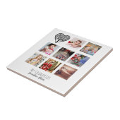 Cadeaubon met familiebomen-fotocollage voor oma tegeltje (Zijkant)