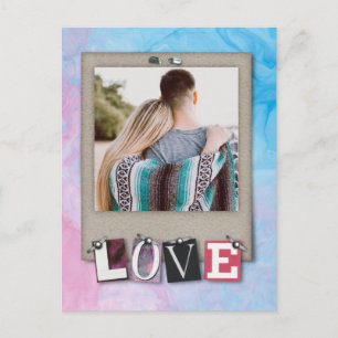 Cadeaubon met leuk ontwerp voor stel briefkaart