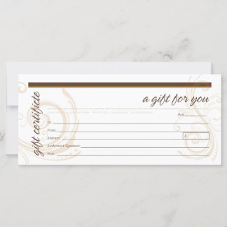 Cadeaubon met modern SWF-motif