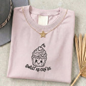 Cadeaubon met vintage cupcake T-shirt
