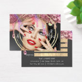 Cadeaubon Nails Hair Makeup Drip Grey Visitekaartje (Bureau)
