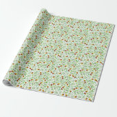 Cadeaubon Natuur van Little Acorn Leaf Pattern Cadeaupapier (Uitgerold)
