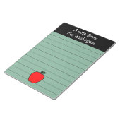 Cadeaubon Notitieblok Apple van docent Aangepast o (Schuin)