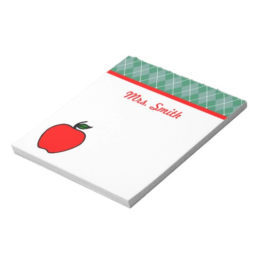 Cadeaubon Notitieblok van Apple van de School Appl (Linkerzijde)