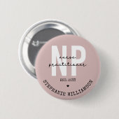 Cadeaubon NP-Afstuderen voor verpleegkundigen Ronde Button 5,7 Cm (Voorkant /achterkant)
