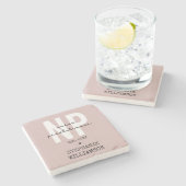 Cadeaubon NP-Afstuderen voor verpleegkundigen Stenen Onderzetter (Zijkant)