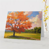 Cadeaubon om je gedachten te uiten kaart (Gele Bloem)