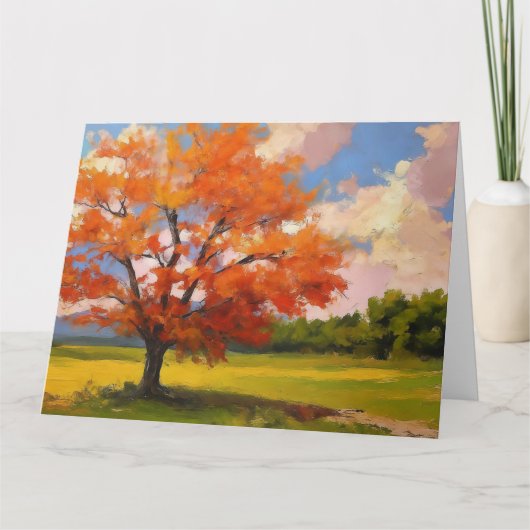 Cadeaubon om je gedachten te uiten kaart (Voorkant)