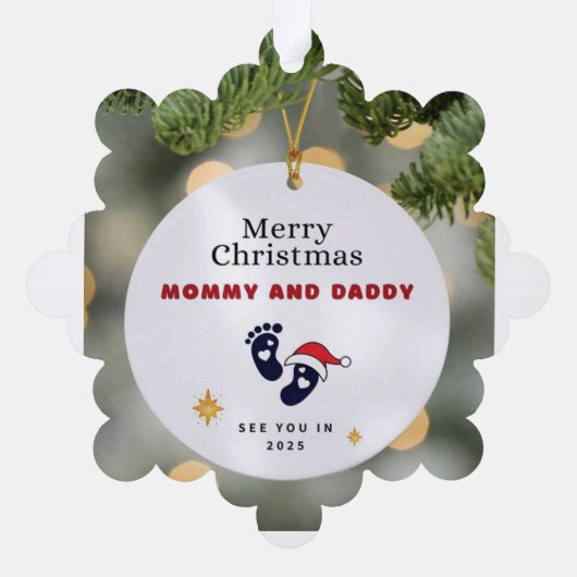 Cadeaubon Ornament Kaart (Achterkant)