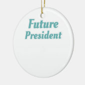 Cadeaubon President student Toekomstig President C Keramisch Ornament (Links)