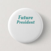 Cadeaubon President student Toekomstig President C Ronde Button 5,7 Cm (Voorkant)
