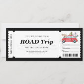 Cadeaubon reis trip reis voucher kaart (Voorkant)