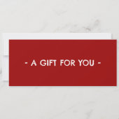 Cadeaubon rode wijn met kruiden kaart (Achterkant)